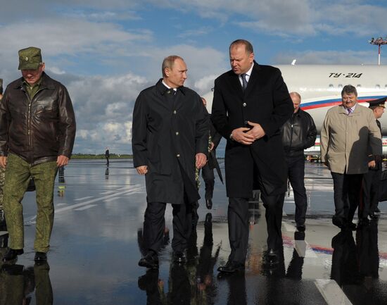 Vladimir Putin visits Kaliningrad Region