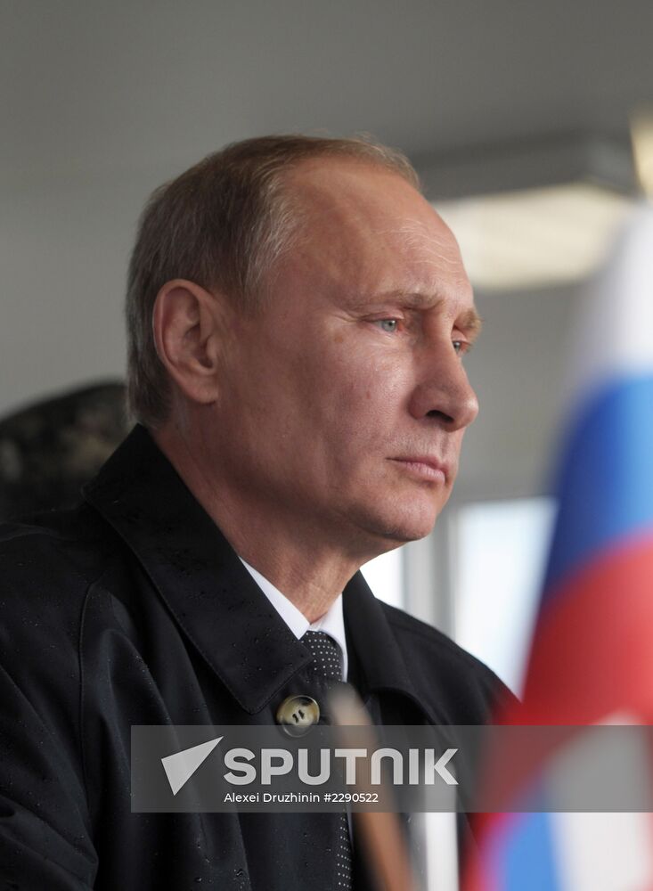 Vladimir Putin's working visit to Kaliningrad Region