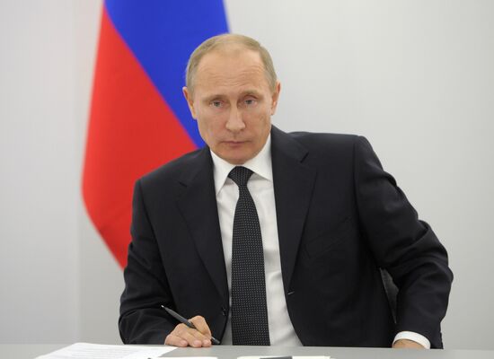 Vladimir Putin visits Kaliningrad Region