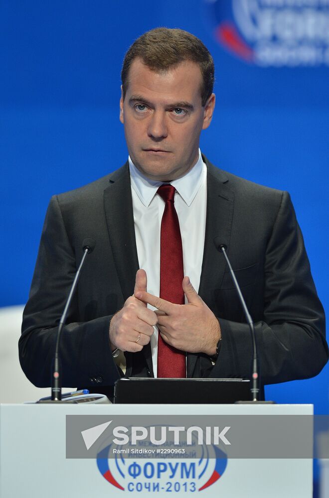 Opening of 12th Sochi International Investment Forum