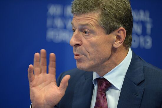 Opening of 12th Sochi International Investment Forum