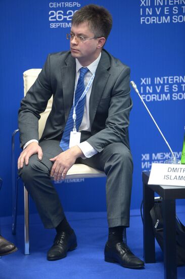 Opening of 12th International Investment Forum Sochi-2013