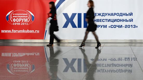 12th International Investment Forum Sochi-2013. Day Two