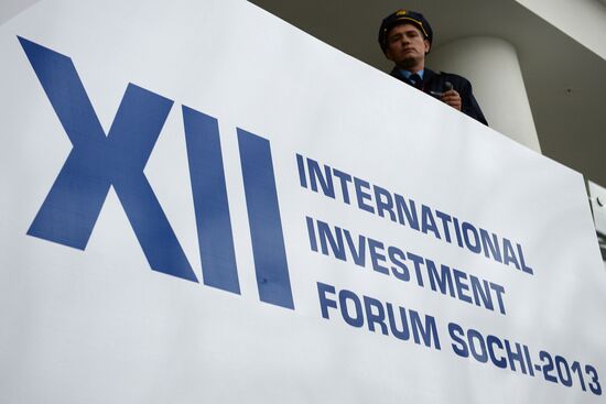 12th International Investment Forum Sochi-2013. Day Two