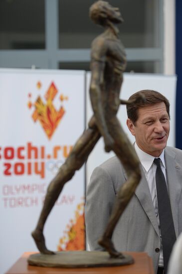 Press conference on Olympic flame lighting ceremony