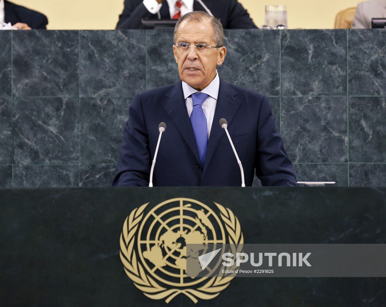 Sergey Lavrov addresses UN General Assembly