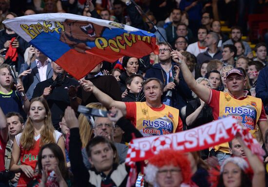 2013 Men's European Volleyball Championship. Serbia vs. Russia