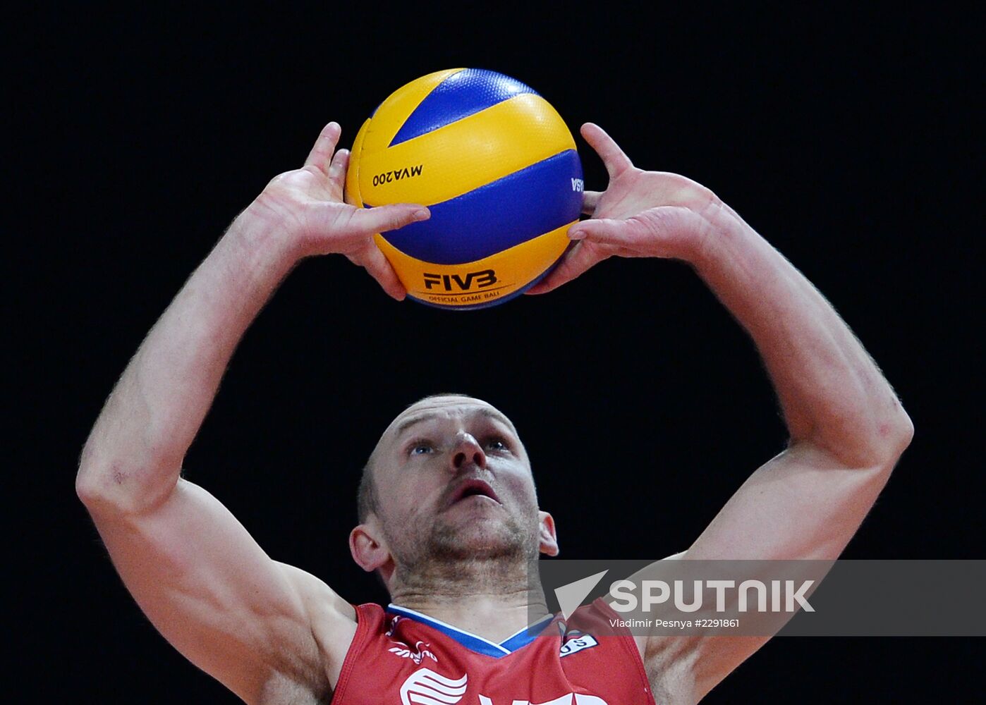 2013 Men's European Volleyball Championship. Serbia vs. Russia