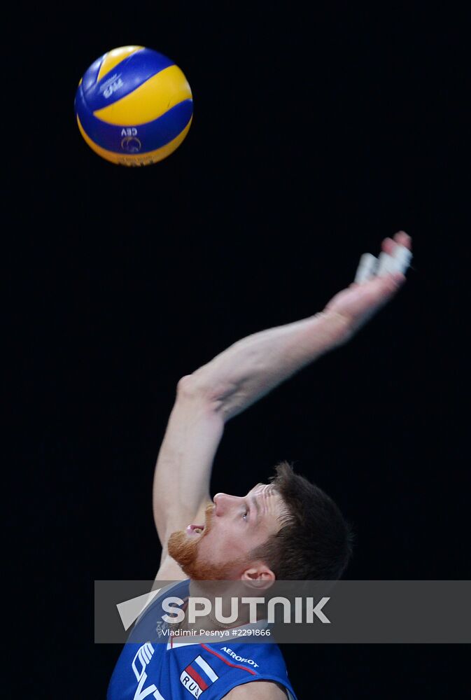 2013 Men's European Volleyball Championship. Serbia vs. Russia