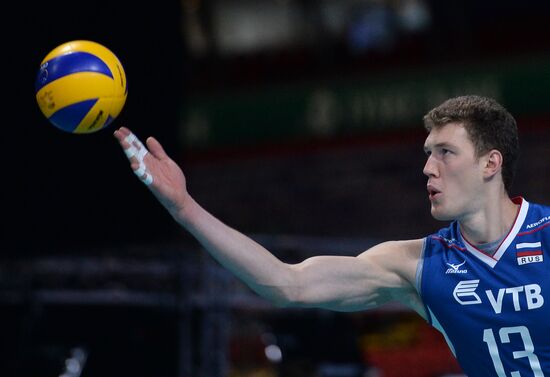 2013 Men's European Volleyball Championship. Serbia vs. Russia