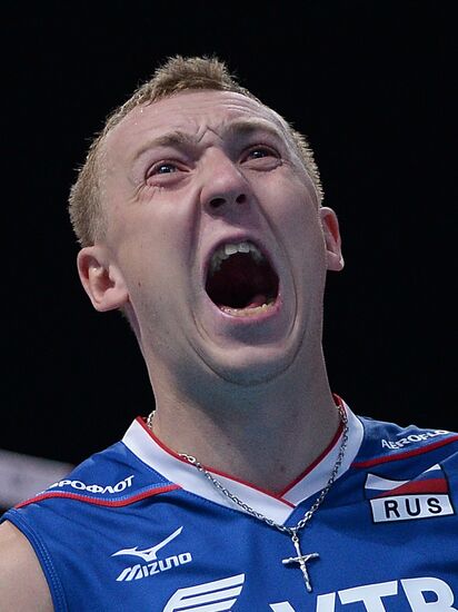 2013 Men's European Volleyball Championship. Serbia vs. Russia