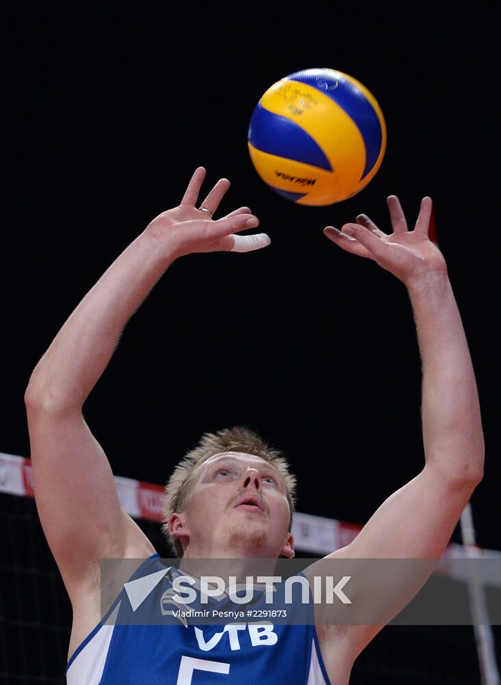 2013 Men's European Volleyball Championship. Serbia vs. Russia