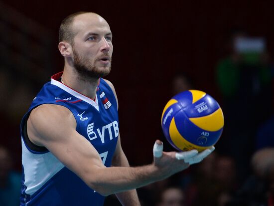 2013 Men's European Volleyball Championship. Serbia vs. Russia