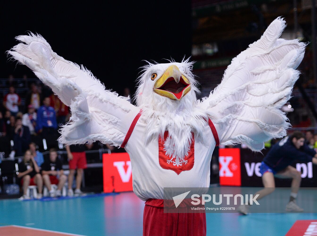 2013 Men's European Volleyball Championship. Serbia vs. Russia