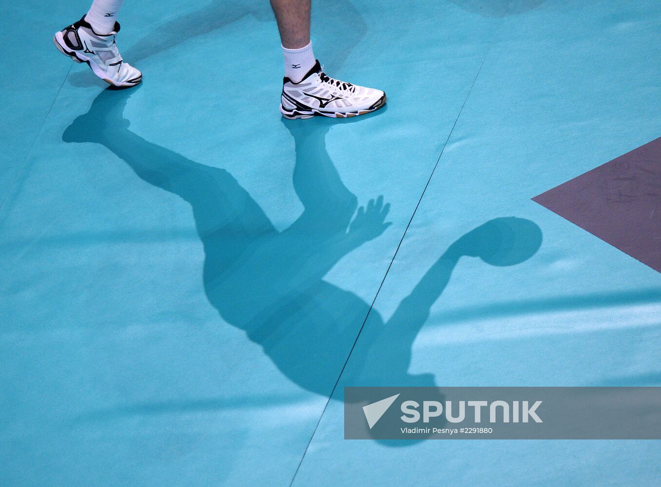 2013 Men's European Volleyball Championship. Serbia vs. Russia