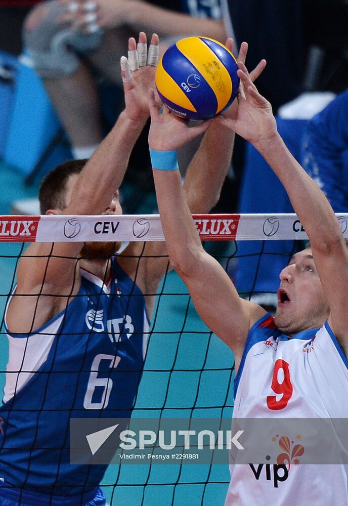 2013 Men's European Volleyball Championship. Serbia vs. Russia