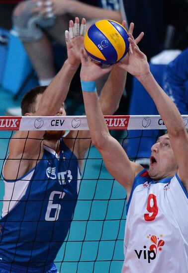 2013 Men's European Volleyball Championship. Serbia vs. Russia