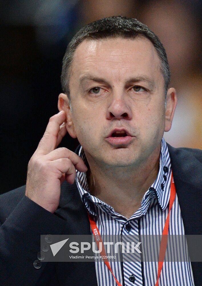 2013 Men's European Volleyball Championship. Serbia vs. Russia