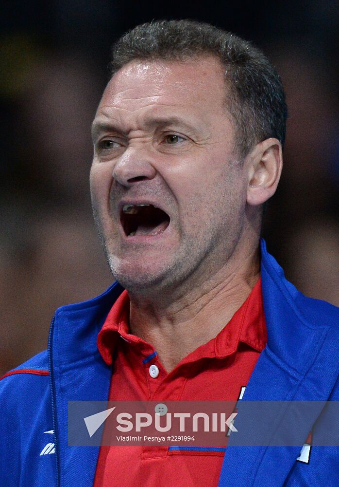 2013 Men's European Volleyball Championship. Serbia vs. Russia