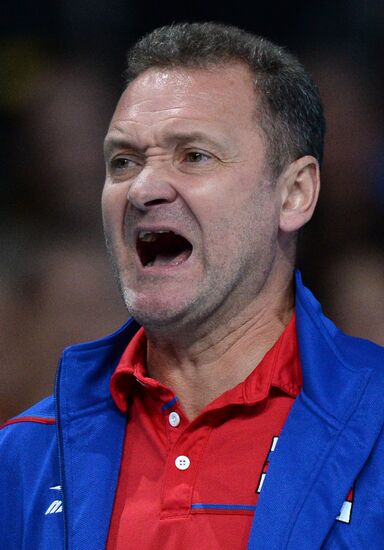 2013 Men's European Volleyball Championship. Serbia vs. Russia