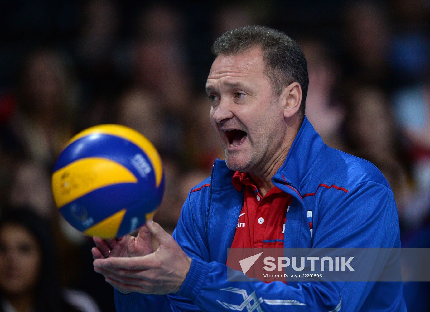 2013 Men's European Volleyball Championship. Serbia vs. Russia