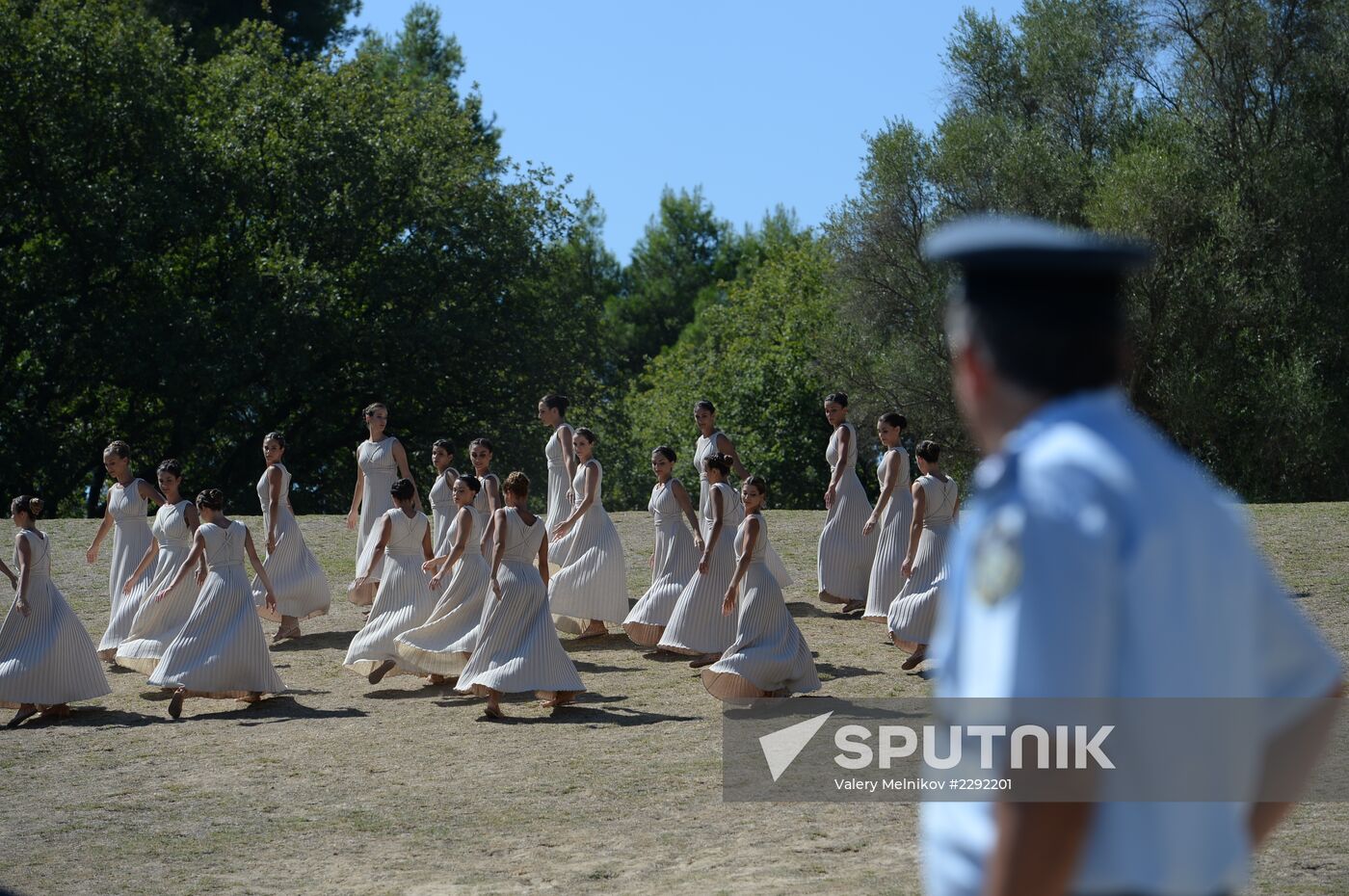 Olympic flame lit in Greece