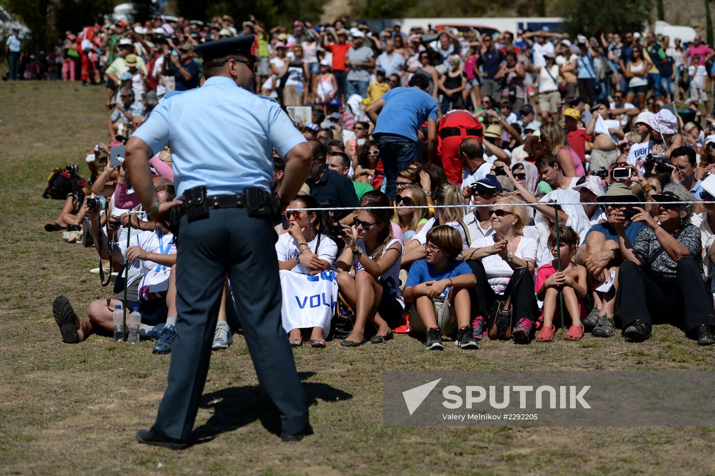 Olympic flame lit in Greece