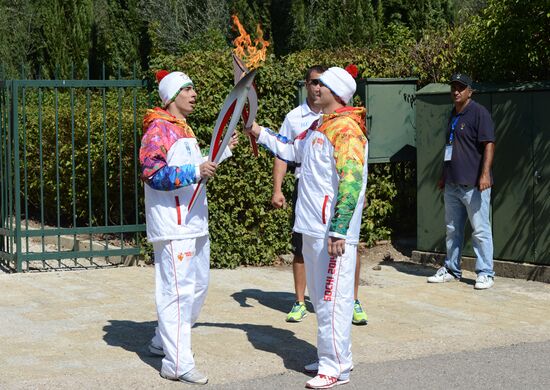 Olympic flame lit in Greece