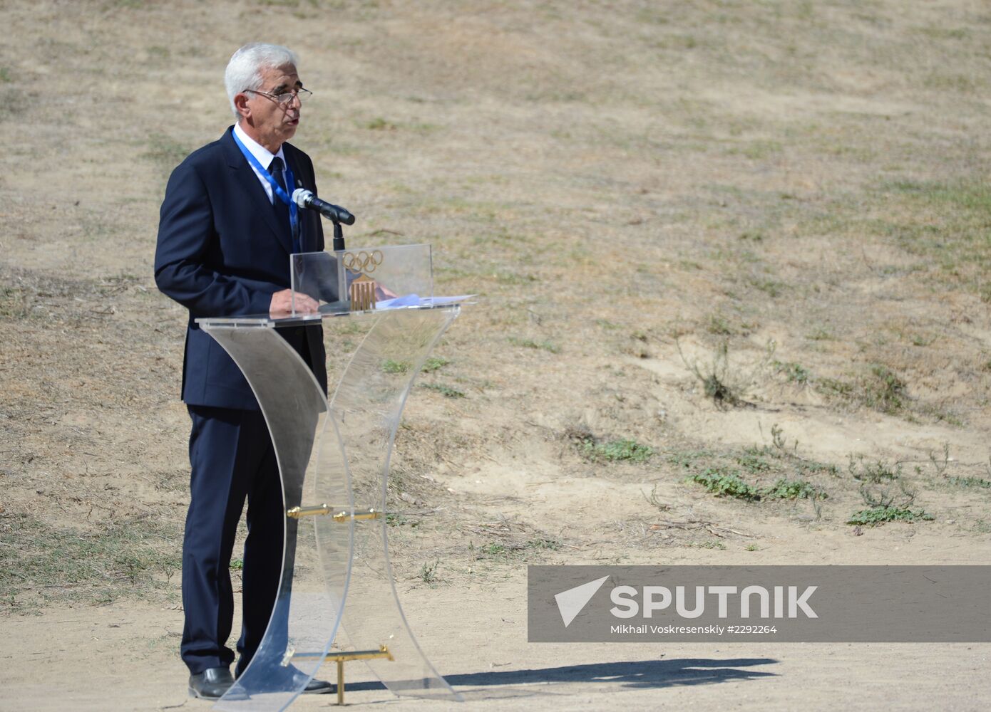 Olympic flame lit in Greece
