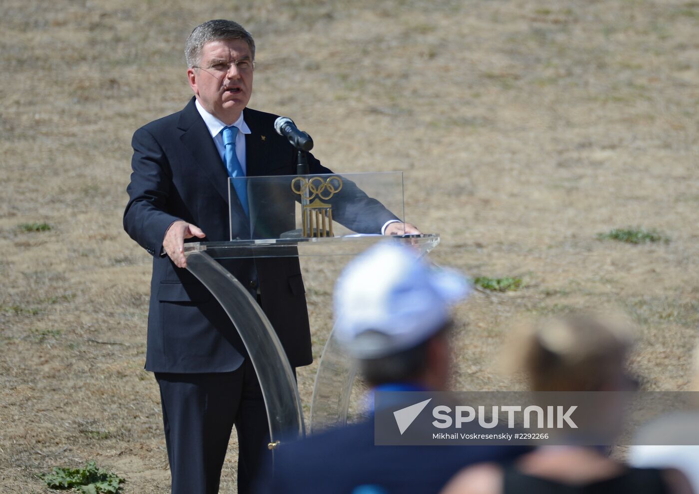 Olympic flame lit in Greece