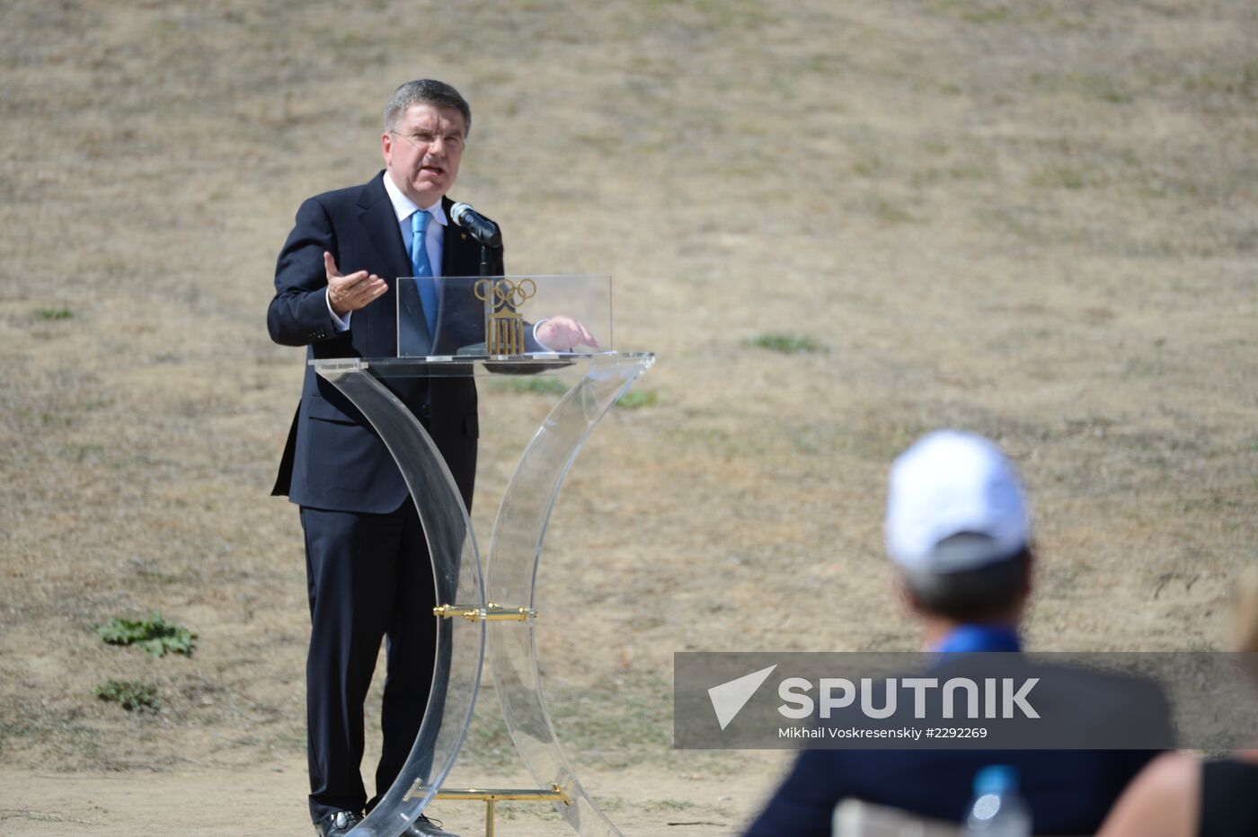 Olympic flame lit in Greece