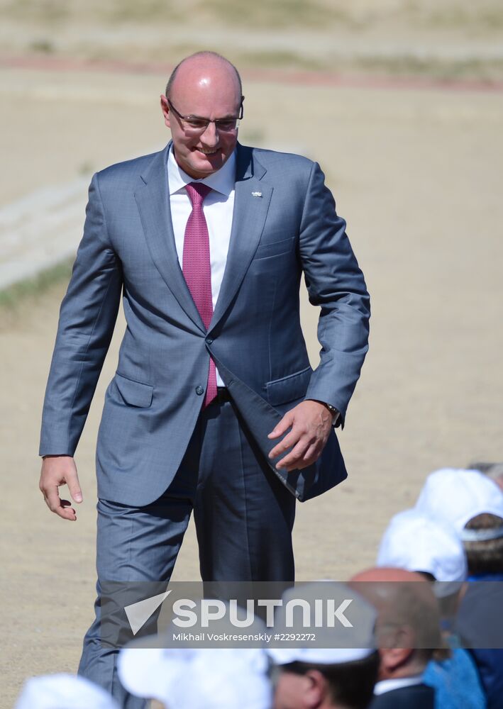Olympic flame lit in Greece