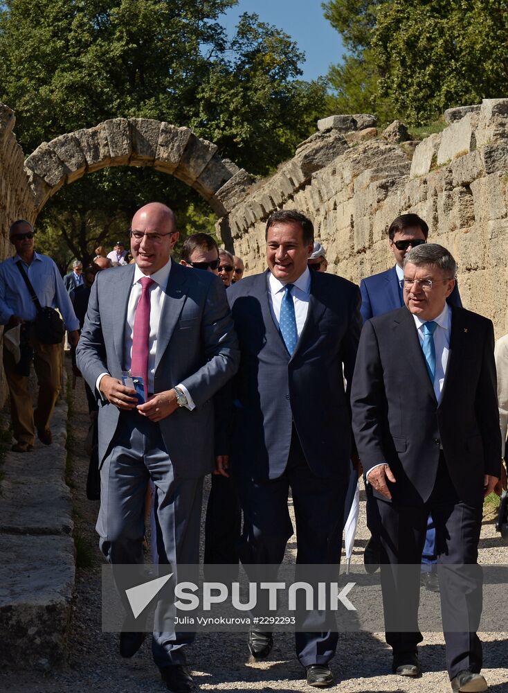 Olympic flame lit in Greece