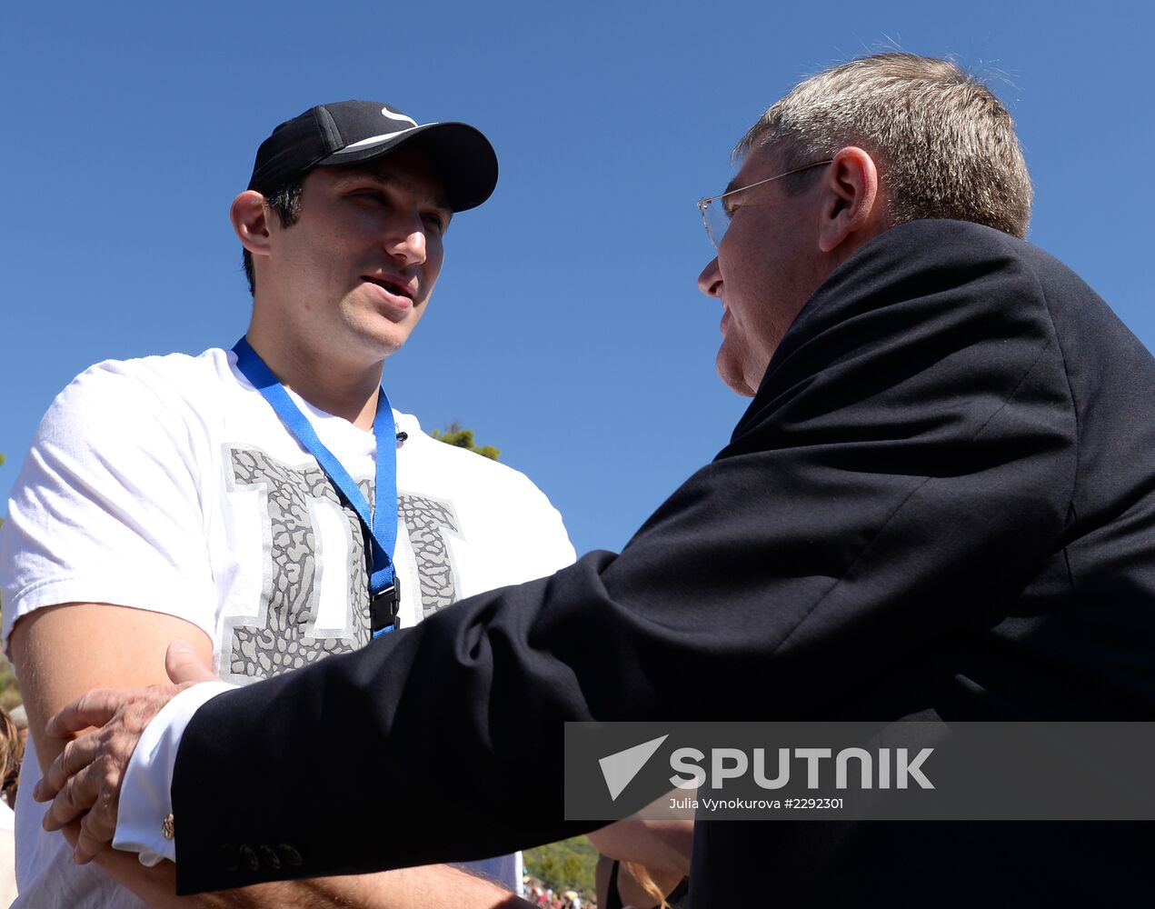 Olympic flame lit in Greece