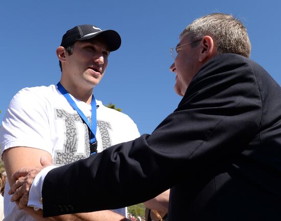 Olympic flame lit in Greece