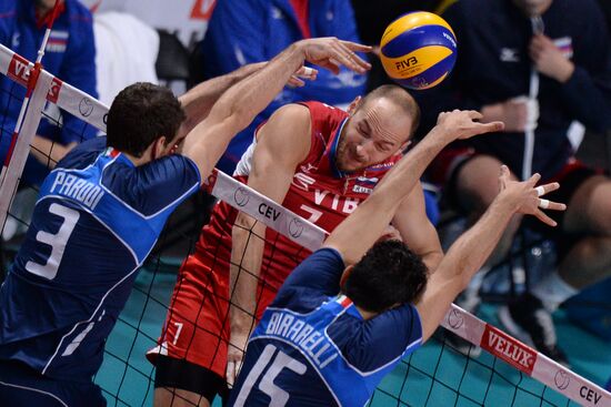 2013 Men's European Volleyball Championship. Finals