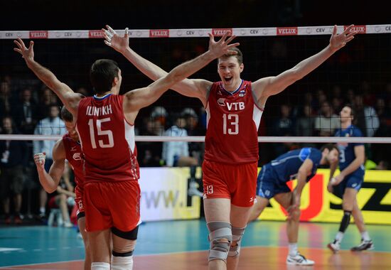 2013 Men's European Volleyball Championship. Finals