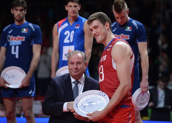 2013 Men's European Volleyball Championship. Finals