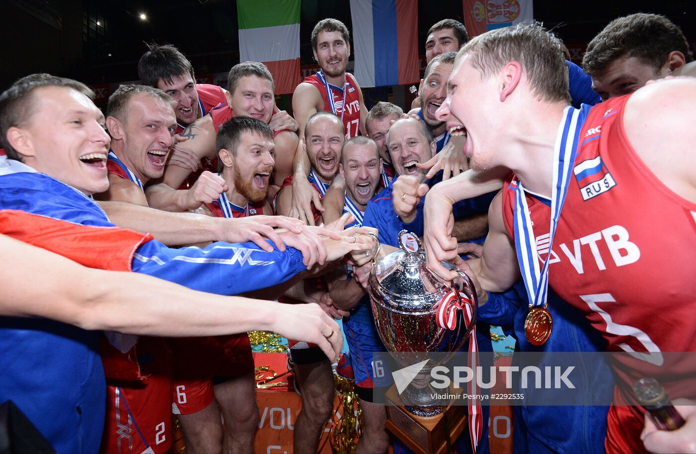2013 Men's European Volleyball Championship. Finals