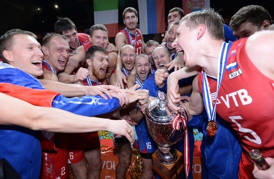 2013 Men's European Volleyball Championship. Finals