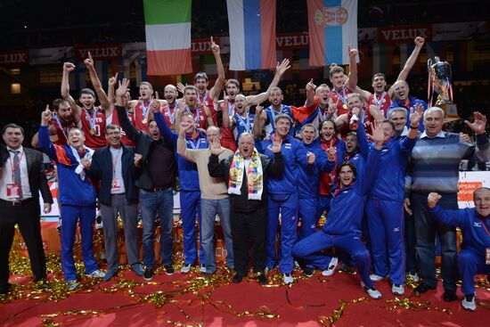 2013 Men's European Volleyball Championship. Finals