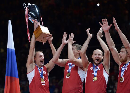 2013 Men's European Volleyball Championship. Finals