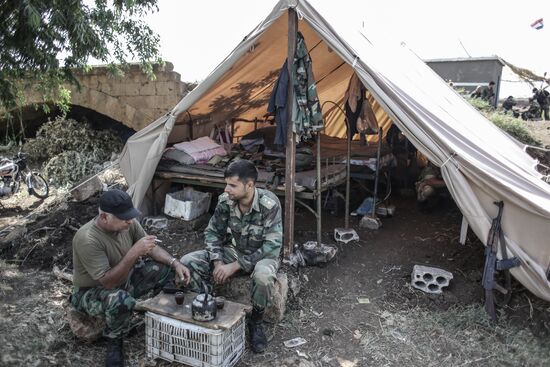 Syrian-Lebanese border and life in Latakia