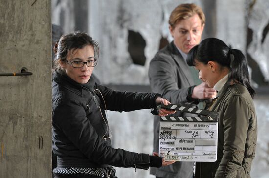 Filming Marat Kim's TV series "Women on the Verge"