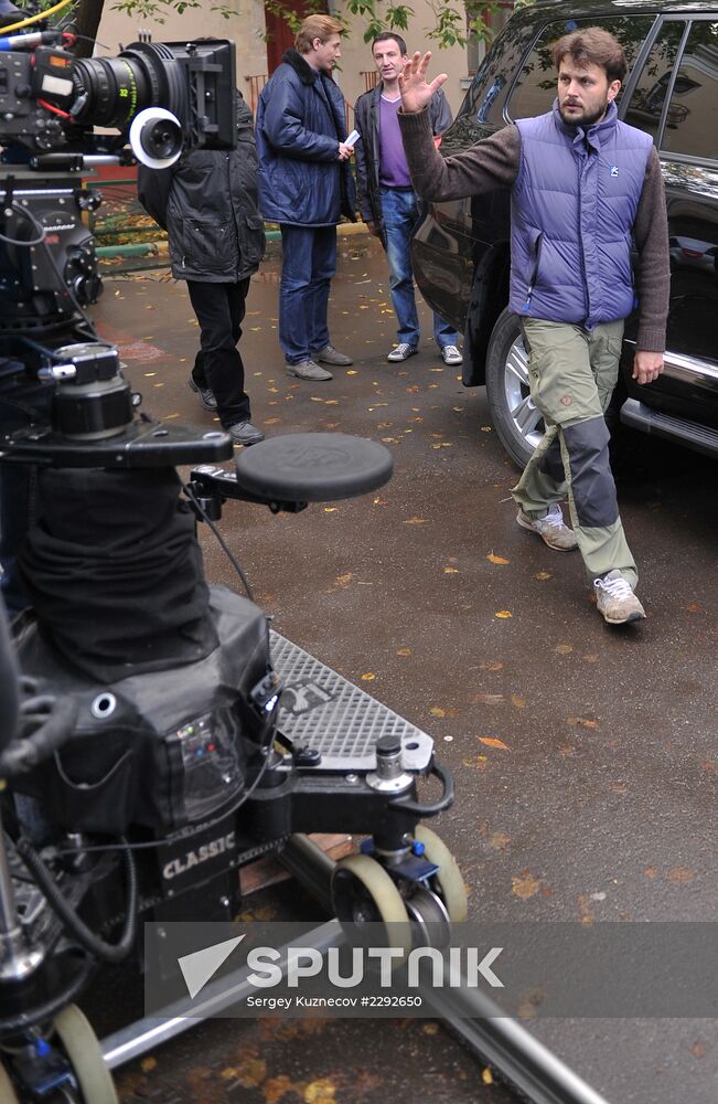 Filming Marat Kim's TV series "Women on the Verge"