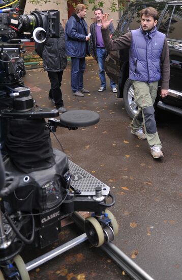 Filming Marat Kim's TV series "Women on the Verge"