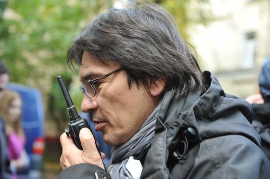 Filming Marat Kim's TV series "Women on the Verge"