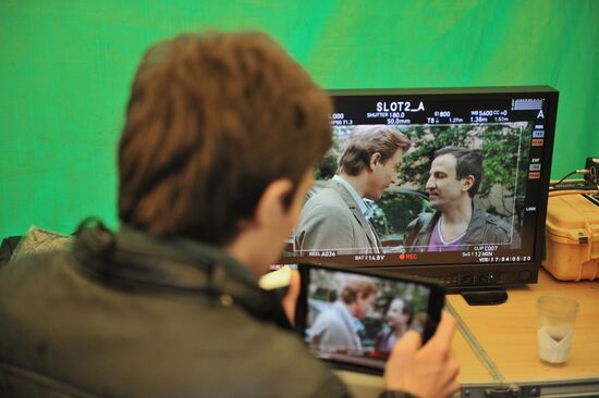 Filming Marat Kim's TV series "Women on the Verge"