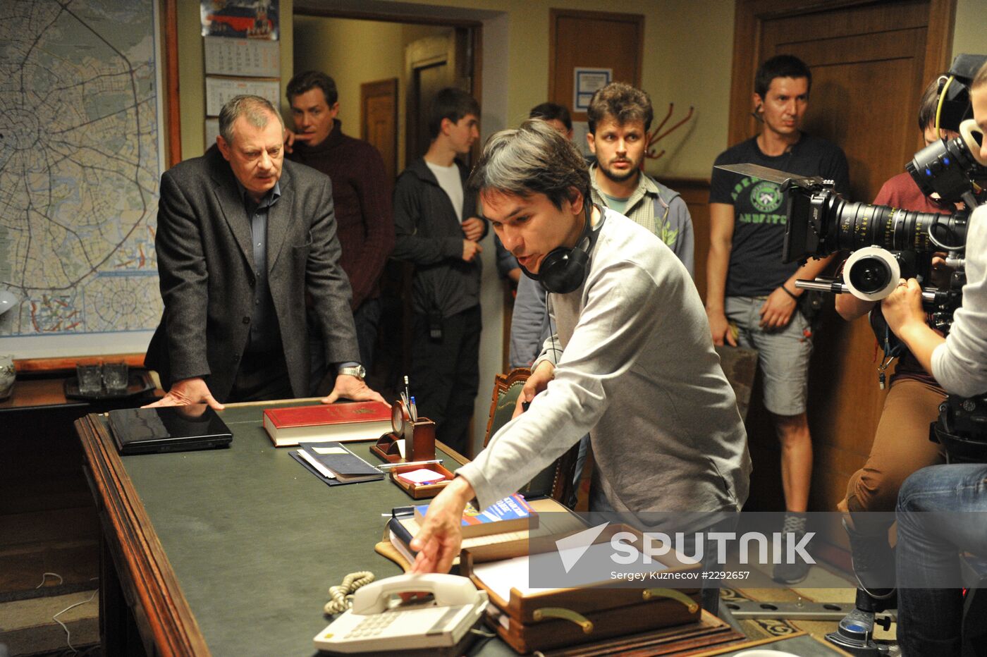 Filming Marat Kim's TV series "Women on the Verge"