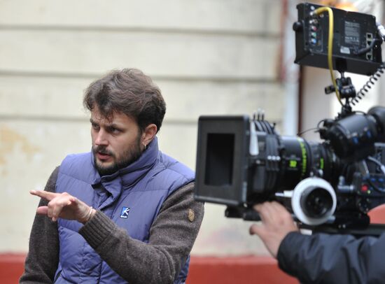 Filming Marat Kim's TV series "Women on the Verge"